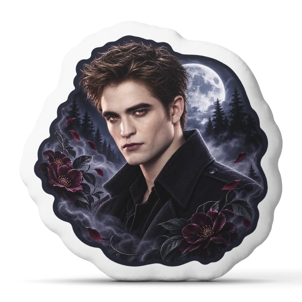 Edward Cullen (2) Shaped Pillow Cushion Irregular Stuffed Throw Pillow for Sofa Home Decoration Gift