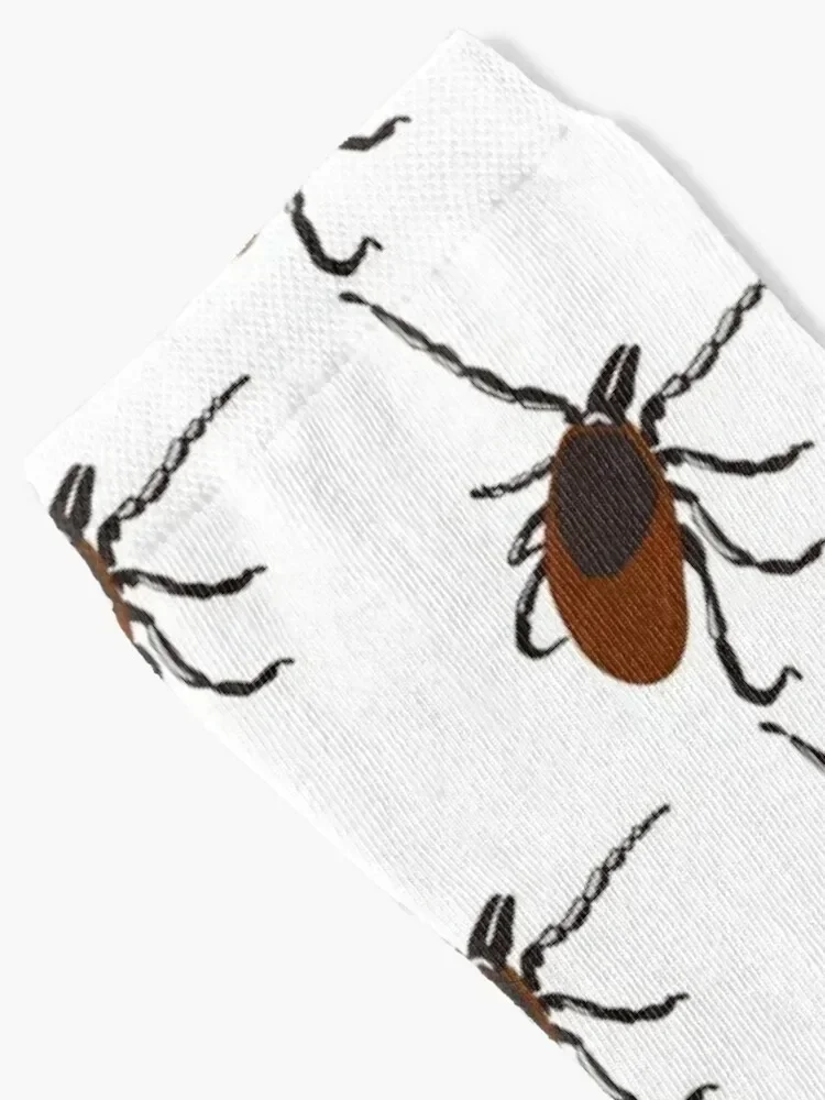 Questing Deer Tick (Ixodes scapularis) Socks christmas stocking Stockings man Men Socks Women's