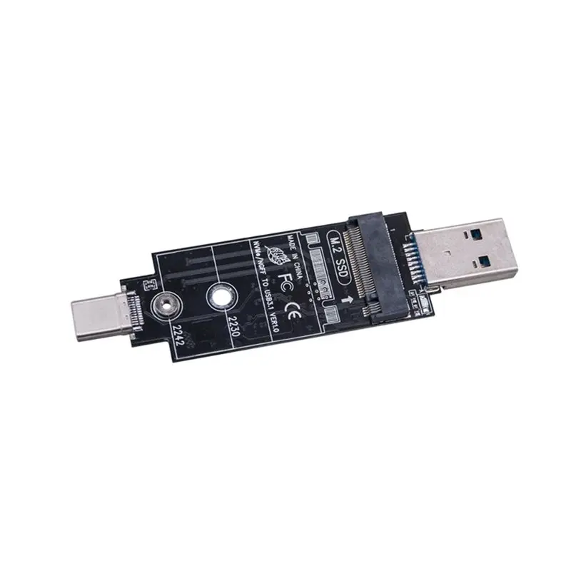 

AT93-RTL9210B Чип B+ M/M Key Dual Protocol USB 3.2 GEN2 10 Гбит/с M2 SSD-адаптер для M. 2 протокола SATA NVME SSD Riser
