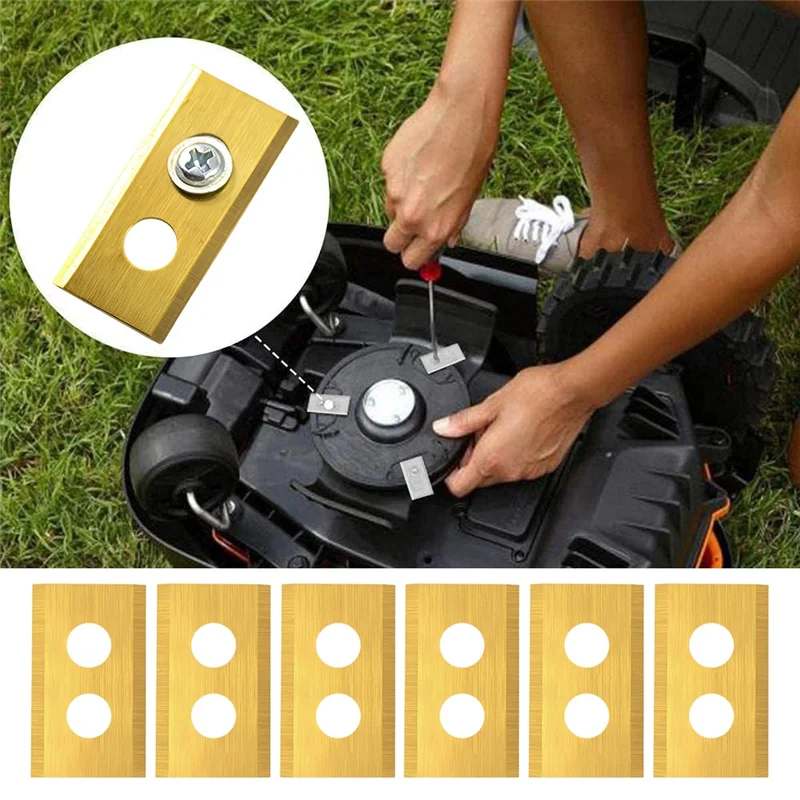 

【Горячие продажи!】108 шт., сменное режущее лезвие для газонокосилки, трава для Mammotion Luba Robot, газонокосилка, триммер, режущее лезвие, двойное