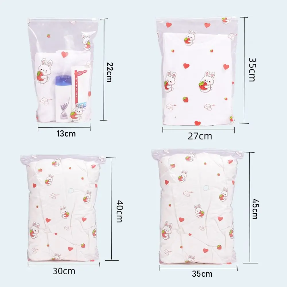 1/5Pcs Portable PVC Storage Bags Travel Luggage Partition Storage Bags For Clothes Underwear Shoes Packing Organizer Set