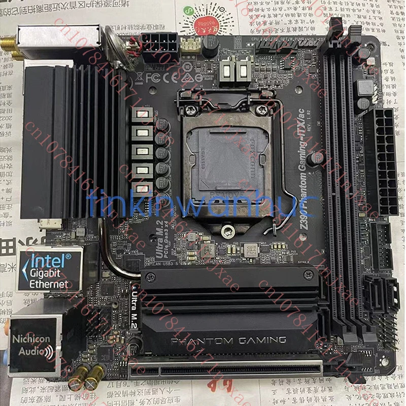 

Используется для материнской платы ASRock Z390 Phantom Gaming-ITX/ac LGA1151 DDR4 2×M.2 Mini-ITX.