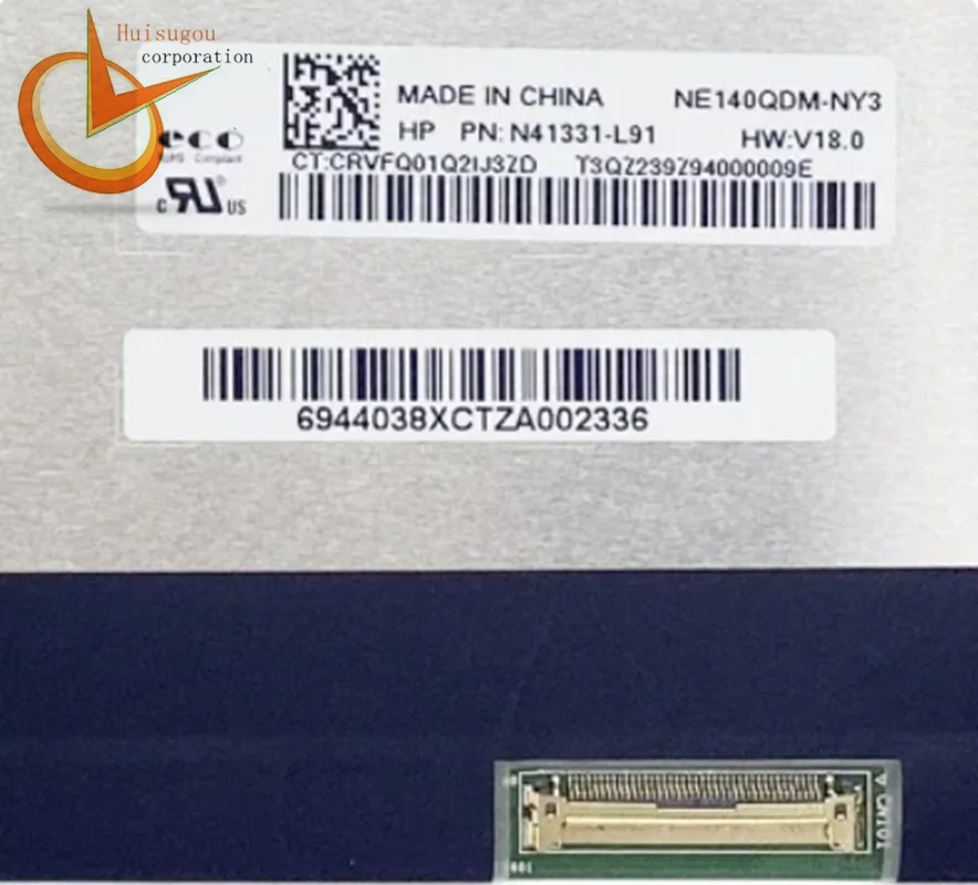 14.0 ''NE140QDM-NY3 V18.0 NE140QDM NY3 شاشة كمبيوتر محمول LED LCD لوحة عرض 2560 × 1600