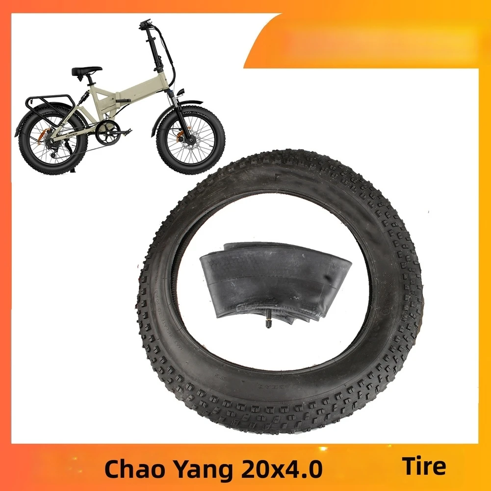

20x4.0 All-Terrain Fat Tire For Electric Fat Bike – Includes 20 Inch Outer Tire And Inner Tube For Versatile Roads