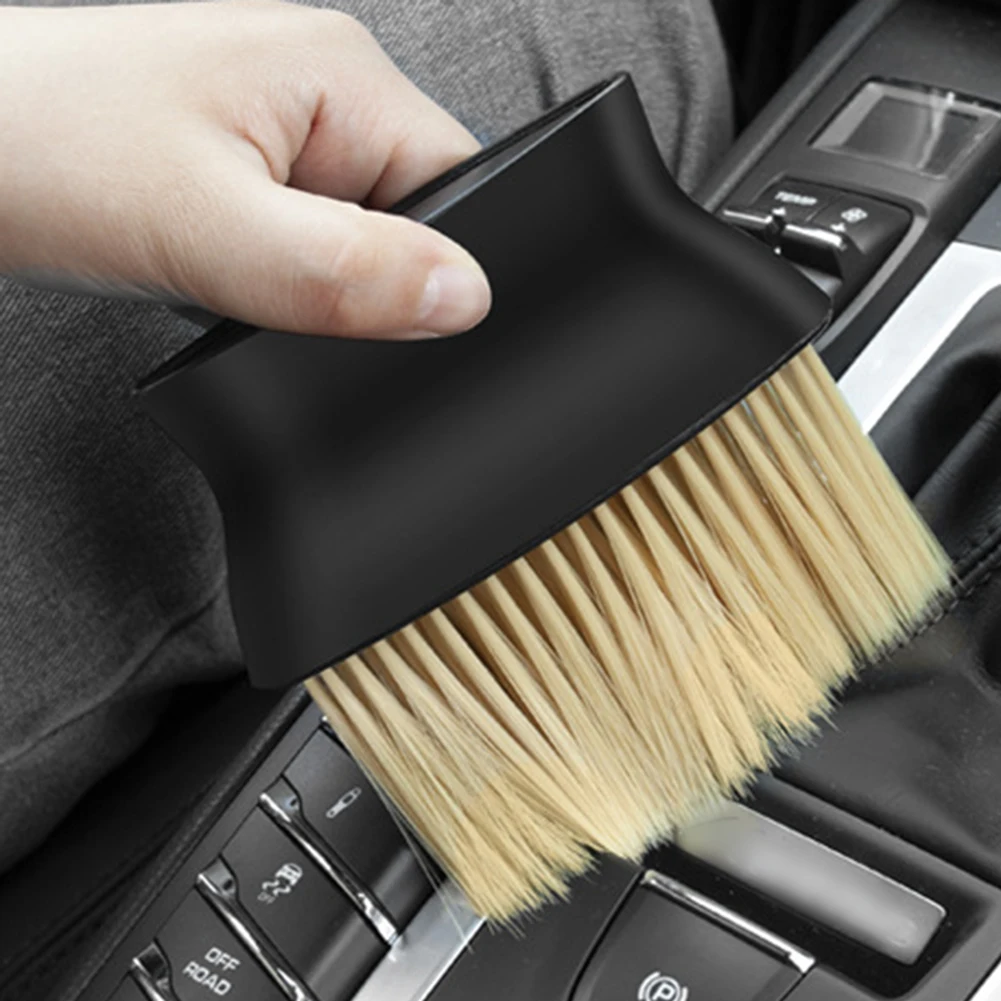 

Универсальная щетка, щетка для выхода воздуха, инструмент для чистки автомобиля, 11x6 см, набор кистей для очистки пыли и мусора, многократное использование