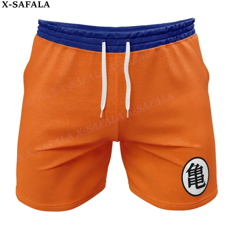 Fighters Dragon Kami Kai Anime 3D Print Mens BoardShorts Shorts Elastic Waist Shorts Summer Beach Harajuku Casual Drawstring-3