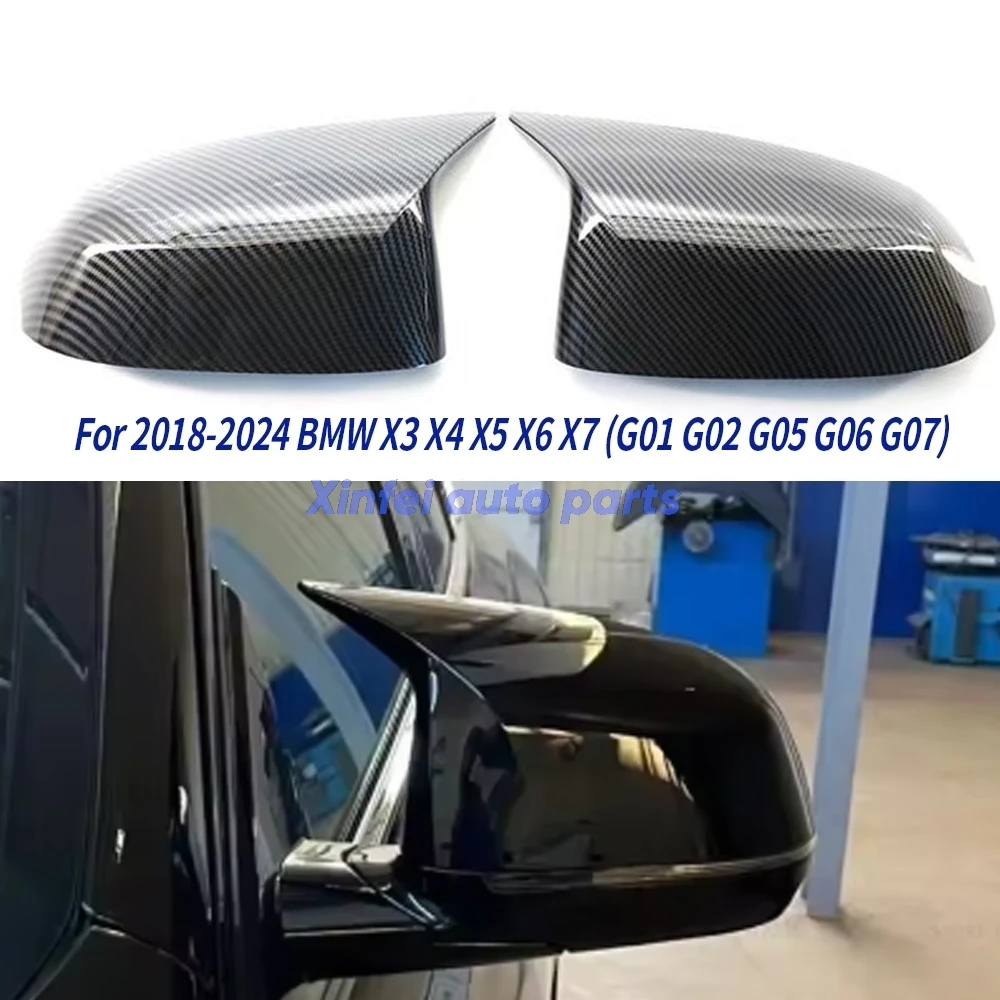 

Para 2018-2024 BMW X3 X4 X5 X6 X7 (G01 G02 G05 G06 G07) Tampa do espelho retrovisor 51162446964 51162446965 51168496623