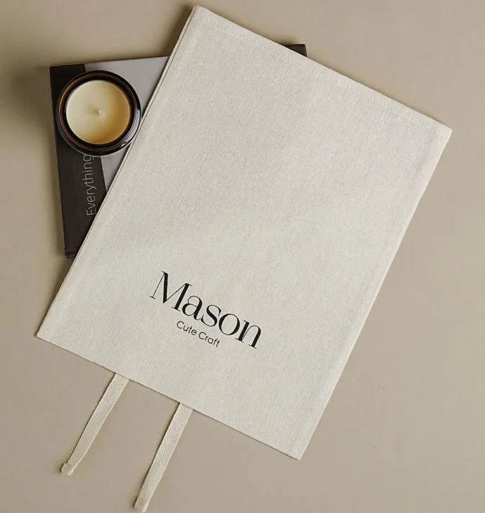 Personalized Cotton Drawstring - Luxury Skincare Logo recension och pris