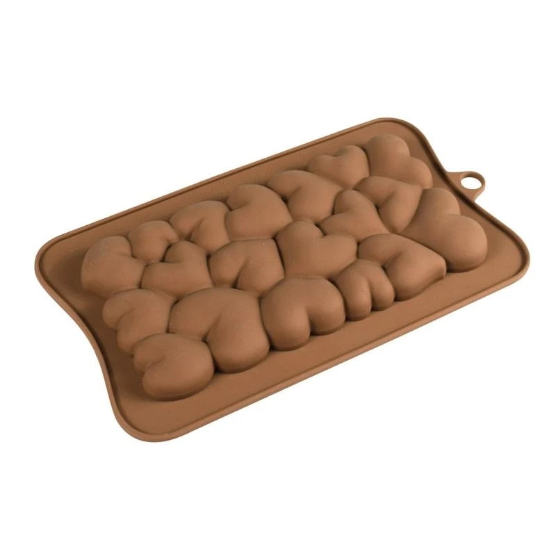 Silicone Fondant Molds Heart Pattern Chocolate DIY Handmade DIY Resin Crafts Cake Decorating Tools Durable