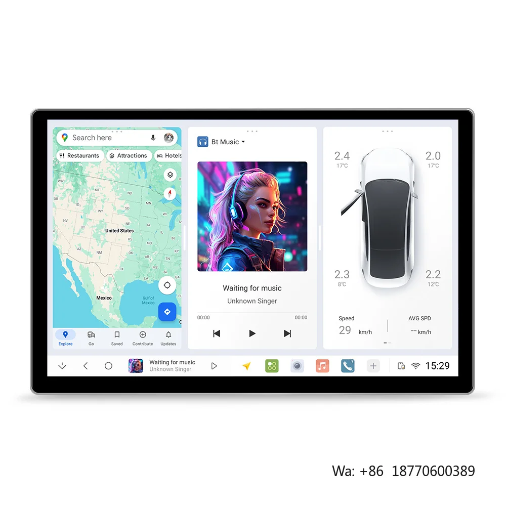 

NaviFly DUDUAUTO DUDU7 Newest Android 2K Screen Car Navigation for Universal Head Unit Stereo with Car Play Android Auto