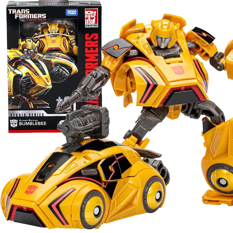 Takara Tomy Hasbro Transformers Toys WFC Series V Class GE-01-02-03 Bumblebee Optimus Prime Rollbar Barricade Convoy Figures Toy