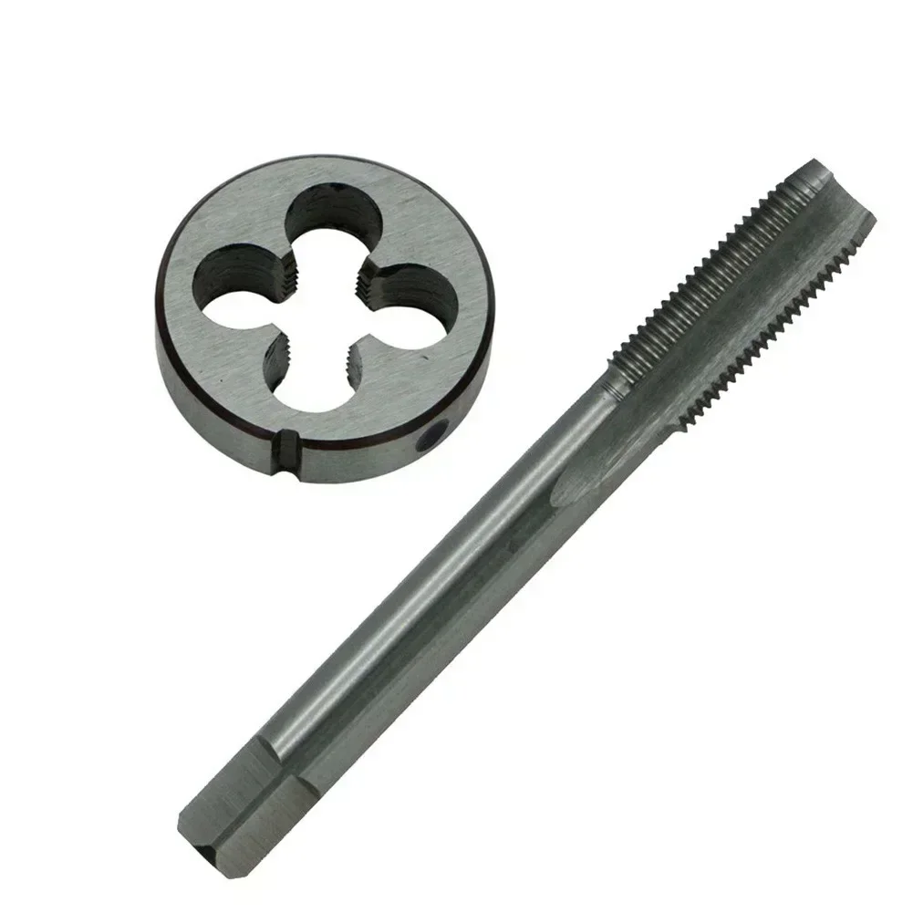 Metric Right Hand Die Tap And Plate Teeth Set M10X1.25 High-speed Steel  Straight Flute Machine Taps Right Hand Pipe Tap And Die