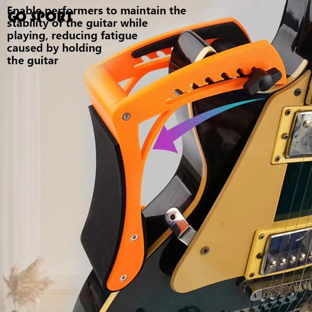 

Adjustable Guitar Footrest Professional Ergonomic Guitar Leg Rest Practical Portable Guitar Support Cushion Bass Accessories