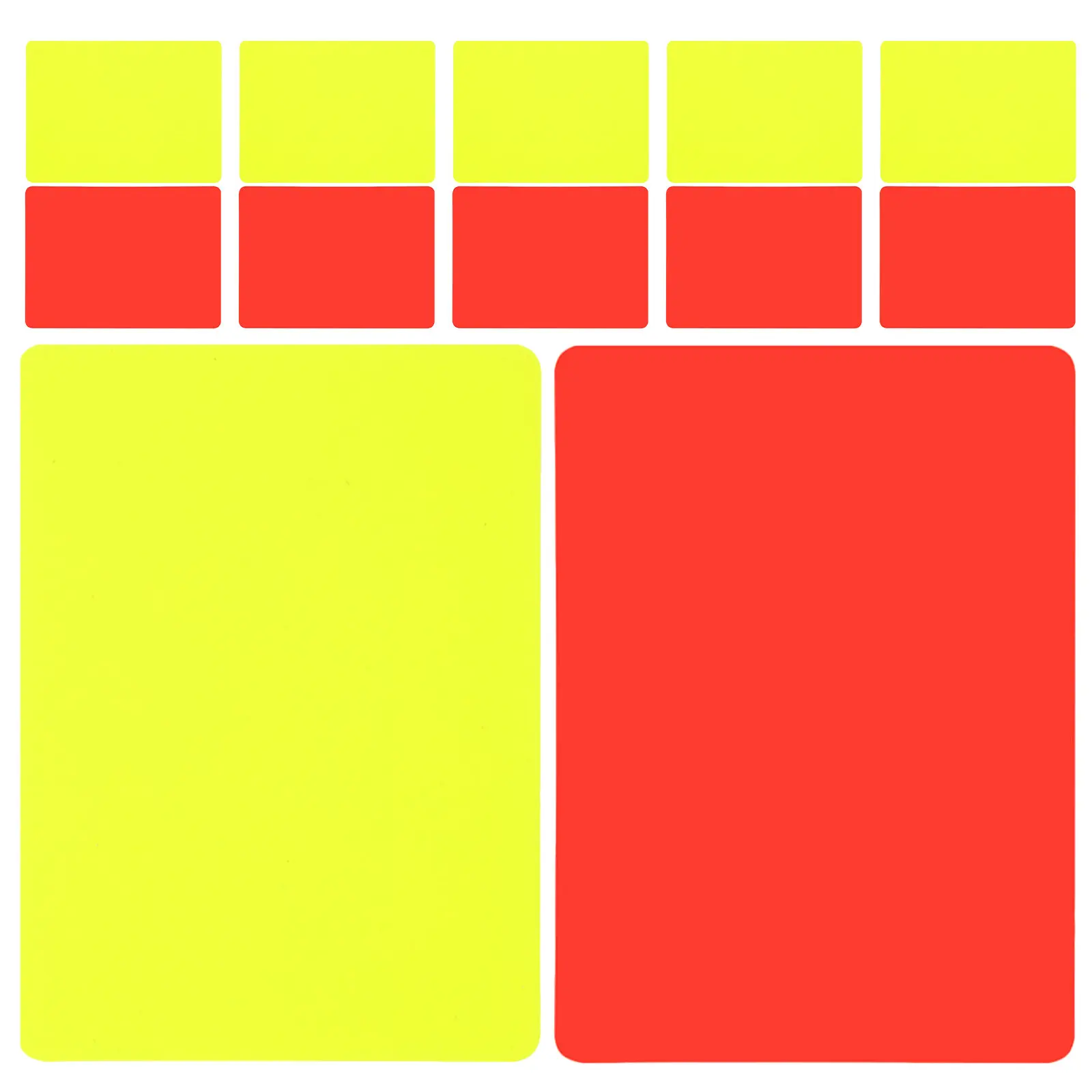 : Rote und gelbe Karten