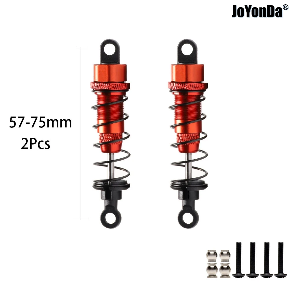 Aluminum 75MM 80MM 90MM Oil Shock Absorber for RC Cars 1/10 Adults Tamiya CC01 Axial SCX10 D90