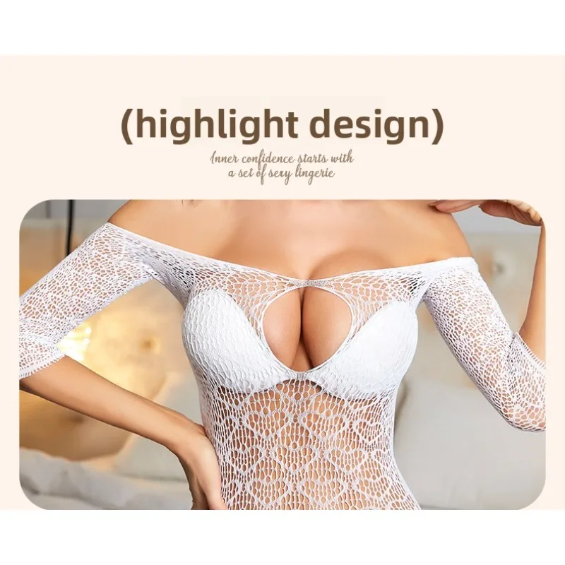 بدلة نسائية من Glow The Dark بأكمام شبكية أزرق وأخضر فاتح ملابس داخلية شفافة مخرمة فستان كلوبوير مثير للحفلات