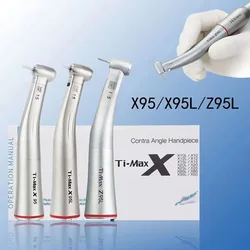 NSK Push Button 1:5 Dental Contra Angle Handpiece Increase Speed Handpiece Mini Head Ti Max X95L Inner Water Spray Red Ring