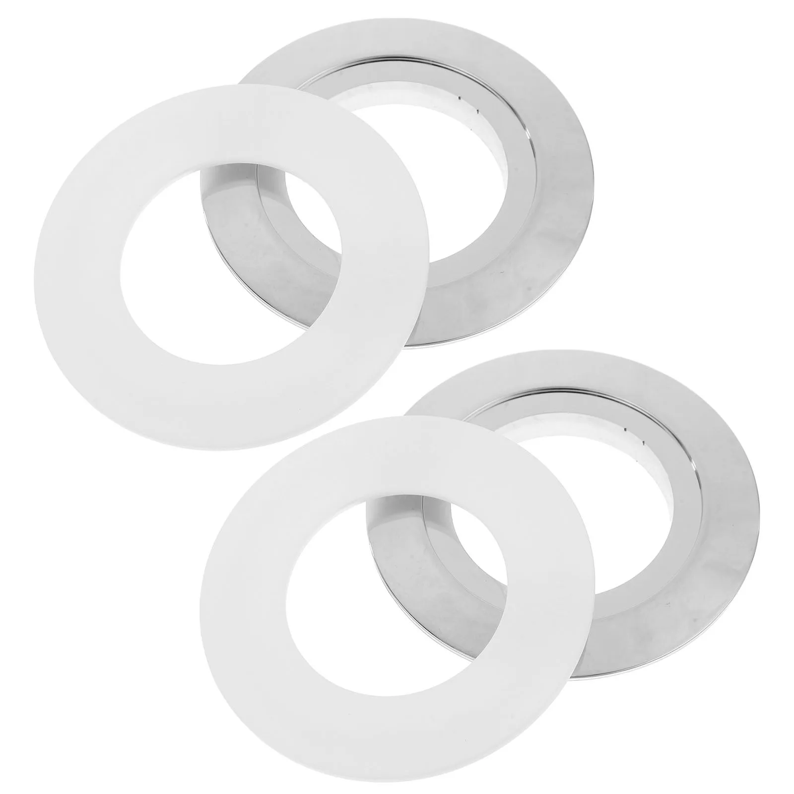 

2 комплекта преобразовательной пластины для кнопок унитаза с двойным смывом от 38 до 48 мм, 58 мм, простая установка, замена для кнопочного смывного механизма