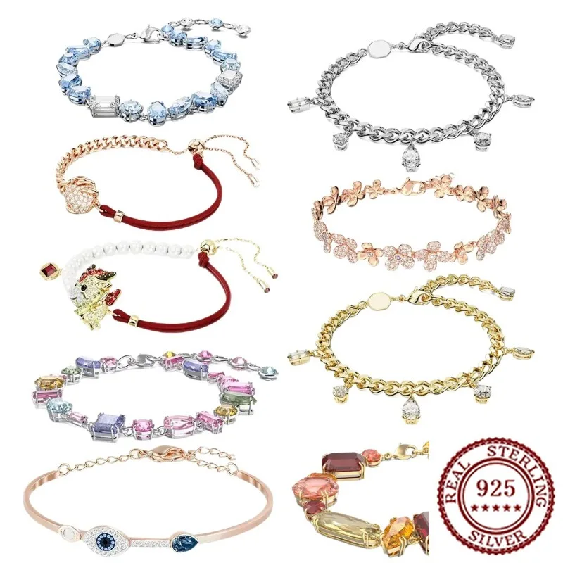 

S925 Pulseira De Prata, Moda Requintada, Design Vanguardista, Nobre, Nova Série, Alta Qualidade, Tendência Mais Recente, 2022