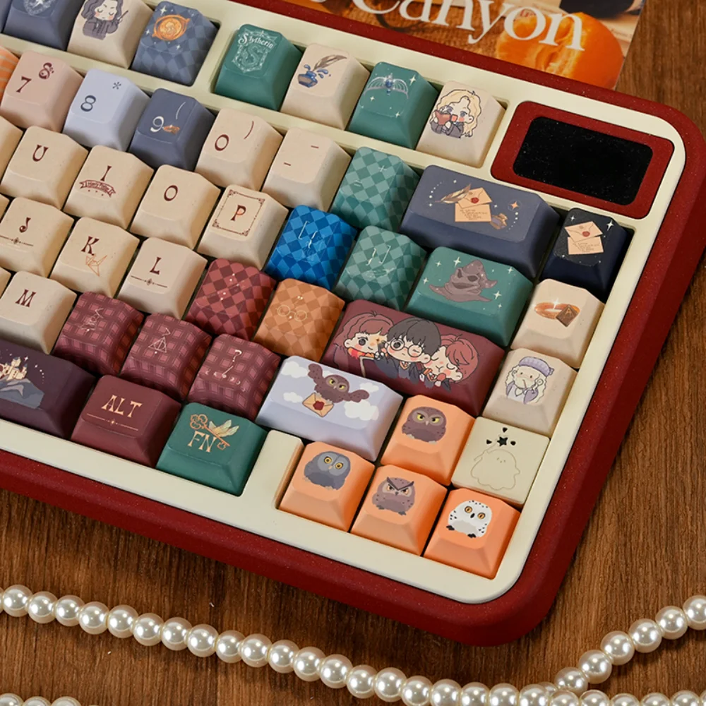 أغطية مفاتيح Magic Academy PBT Cherry 130 مفتاح سلسلة مفاتيح إبداعية متوافقة مع لوحات المفاتيح الميكانيكية 61/75/87/104/108 #6