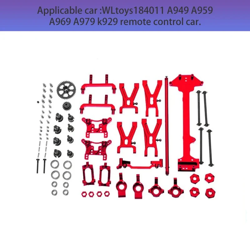 WLtoys A949 A959 A969 A979 motore A949-32 1/18 RC ricambi auto fondo auto A949-23/A959-B-27 aggiornamento parti differenziali metalliche