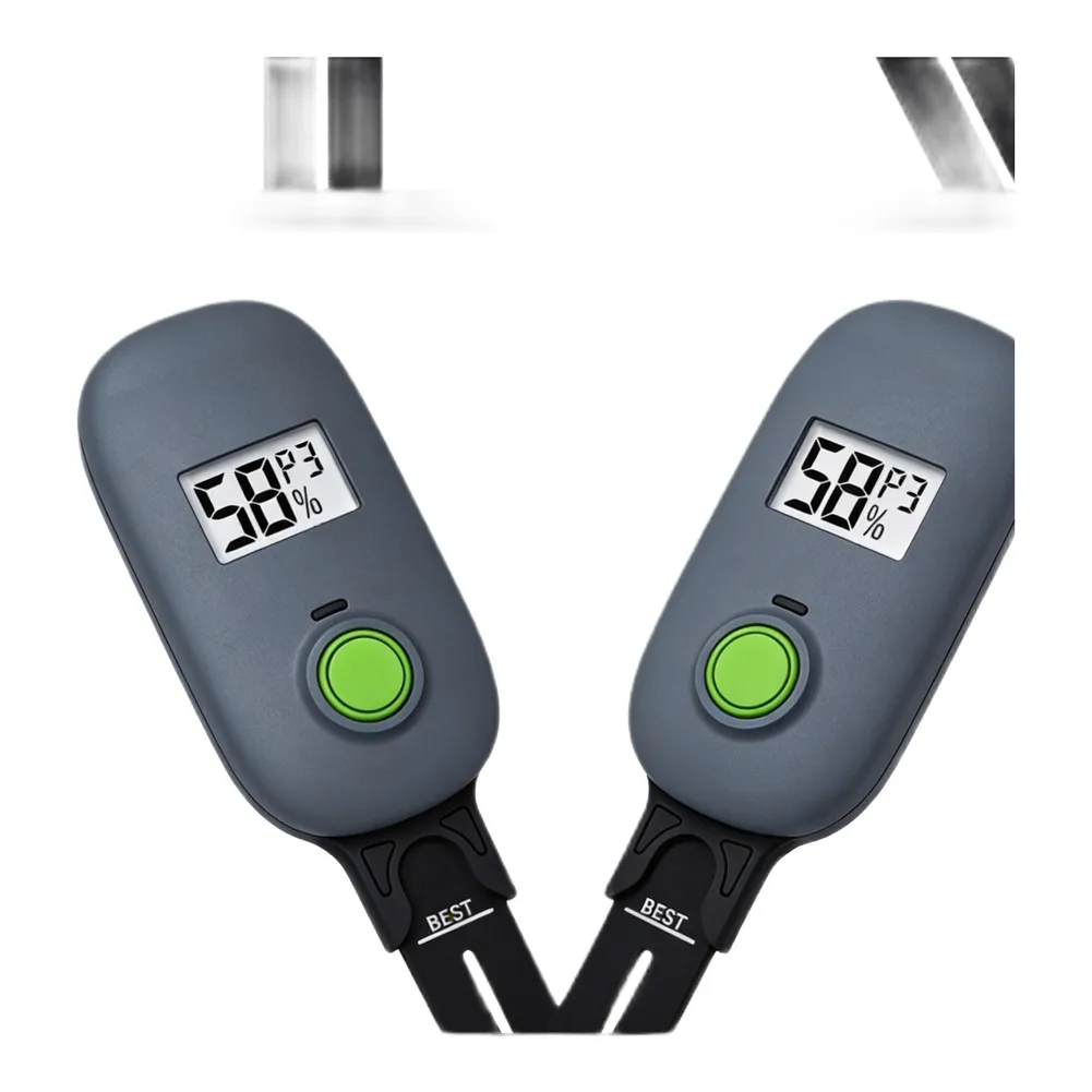 Wireless Capacitive Soil Moisture Meter With Color Coded Display For For Smart Gardening Plant Humidity Sensor Tool White