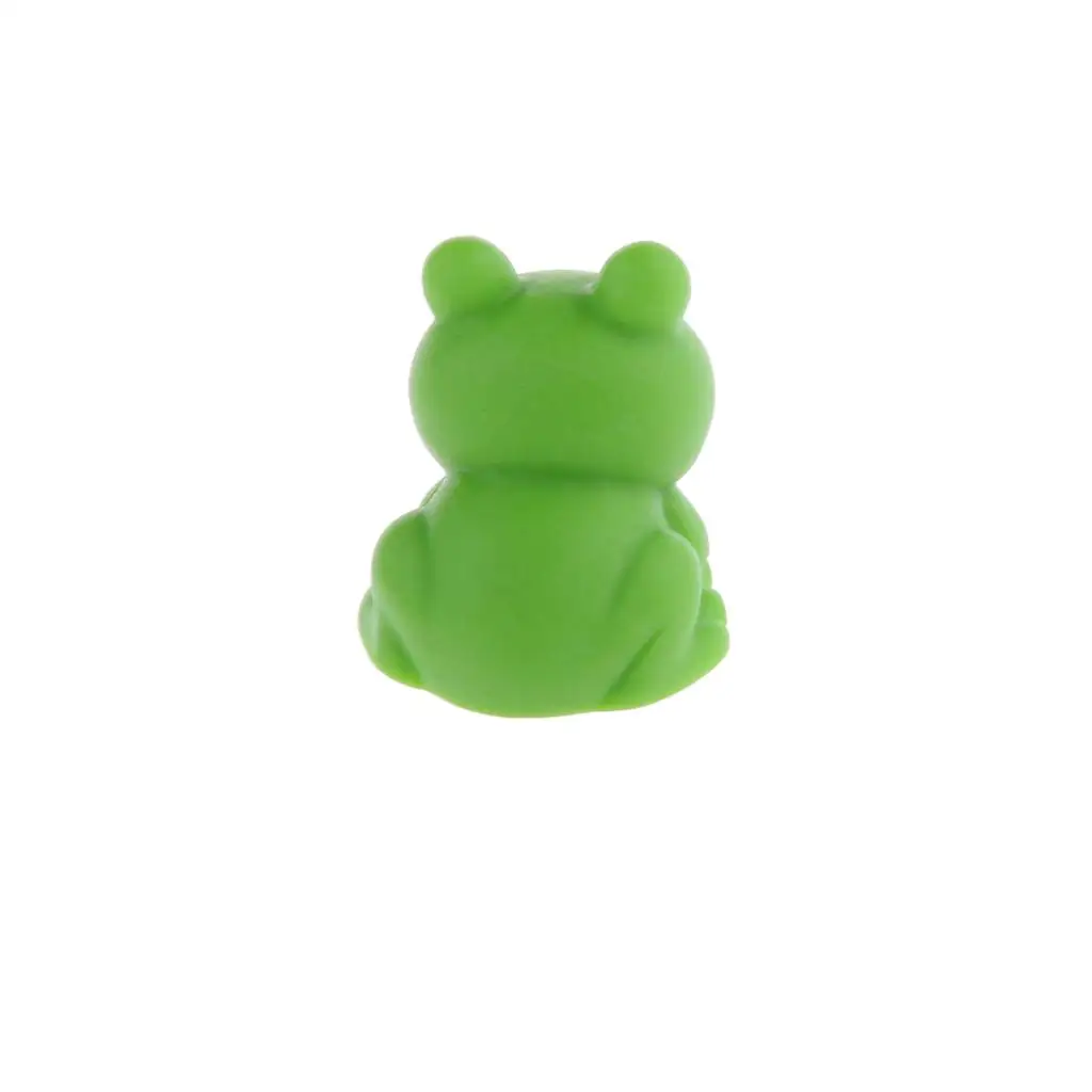 Miniature Garden Fairy Figurine Resin Animal Frog Statue for Micro Landscape Decoration and Fairy House Garden