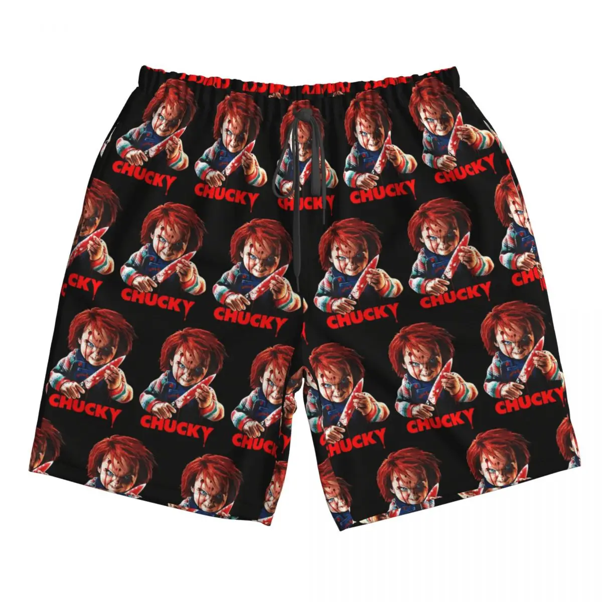 

Bride Of Chucky Horror Film Movie Trunks Beach Board Shorts Casual Quick Dry Swim Summer Men Pants