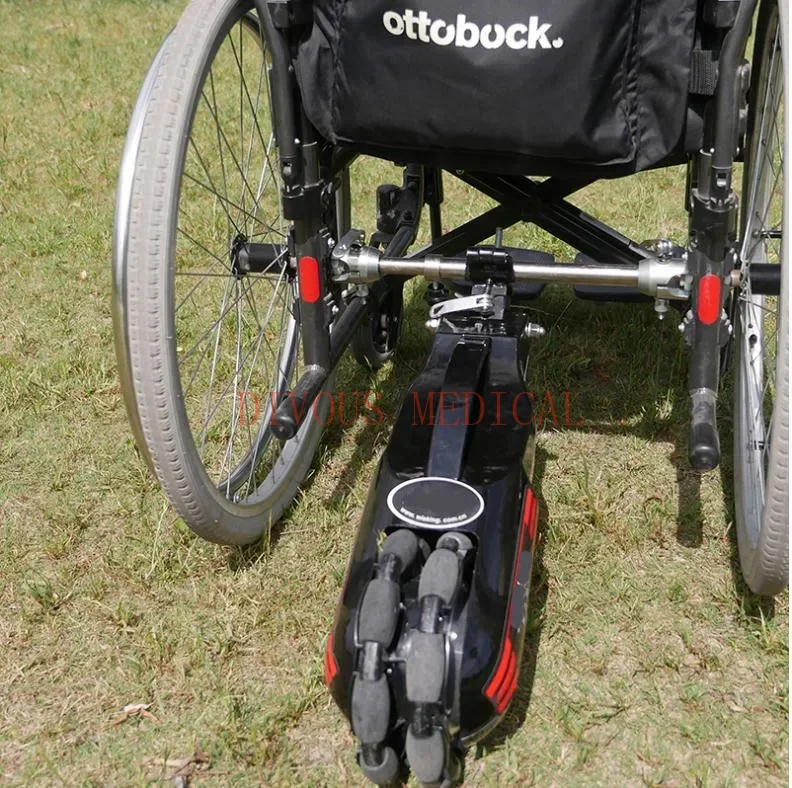 Silla de ruedas para discapacitados de 250W, accesorio de envío gratis, silla de coche ligera portátil para discapacitados, refuerzo eléctrico