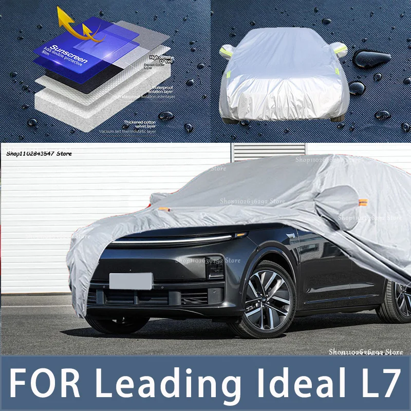 For Leading Ideal L7 Outdoor Protection Full Car Covers Snow Cover Sunshade Waterproof Dustproof Exterior Car accessories