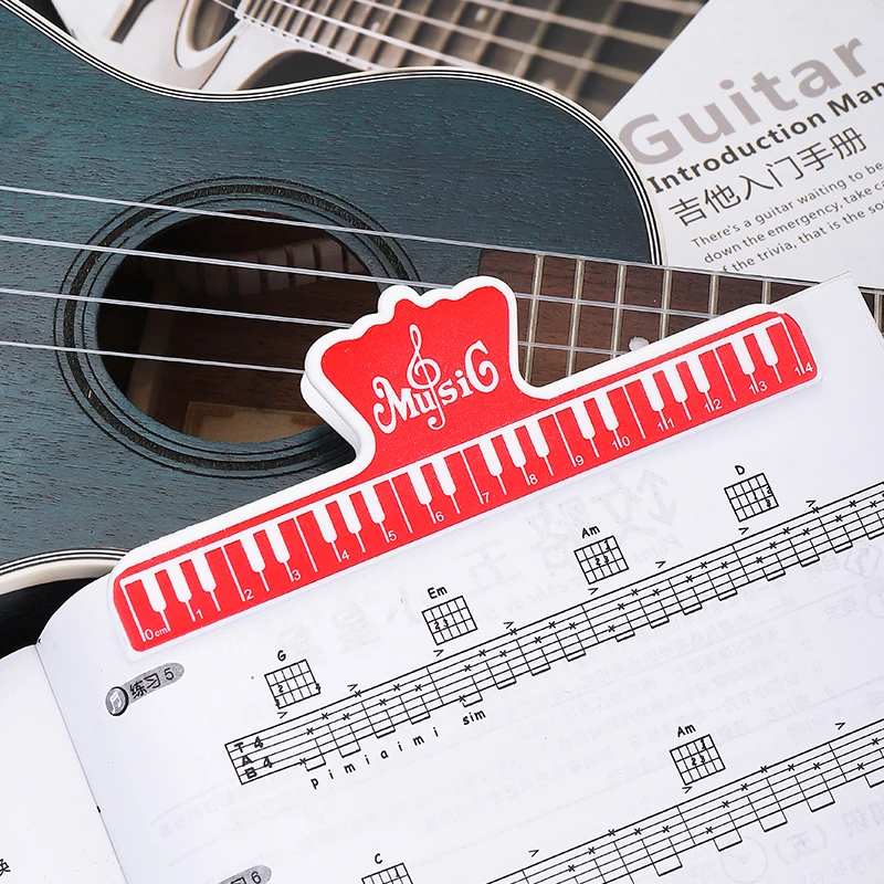 Soporte para partituras, Clip ABS para libros, soporte para recetas, soportes de 4x2x1cm para guitarra, periódicos, piezas de notas, canción, nuevo