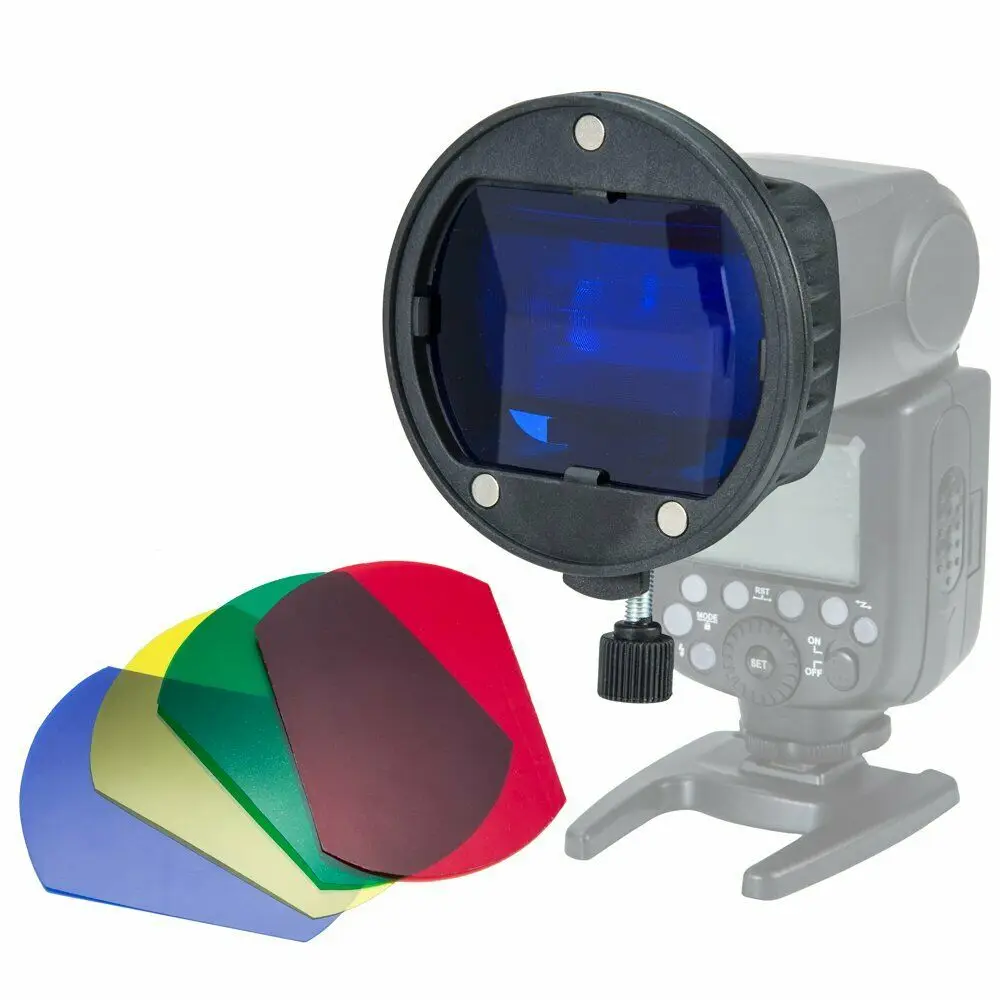 Magnetic Color Filter Reflector Honeycomb Diffuser Softball Photo Studio Accessories for Flash Canon Nikon Sony Yongnuo
