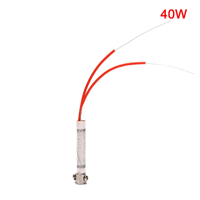 Núcleo de soldador eléctrico duradero, elemento de calefacción de calor externo, equipo de soldadura de repuesto, herramienta de soldadura DIY, 30/40/60/80/100W