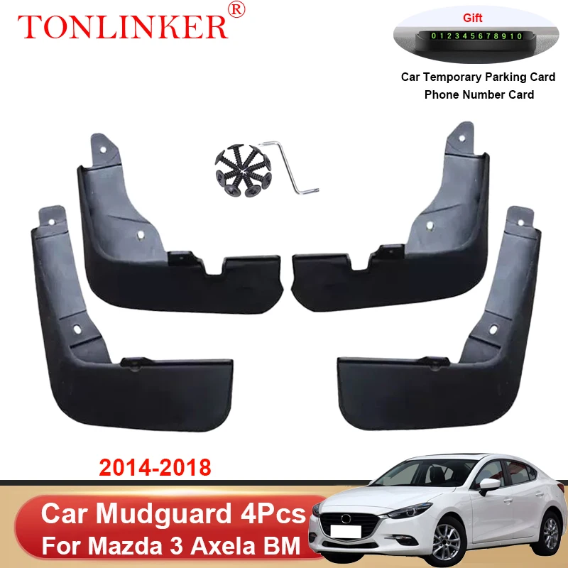 

Car Mudguard For Mazda 3 Axela BM Hatchback Sedan 2014-2018 Mudguards Splash Guards Front Rear Fender Mudflaps Accessories