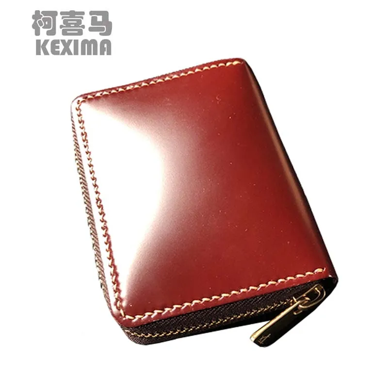 

Jiangxin horsehide zipper car key bag handmade car remote control bag custom