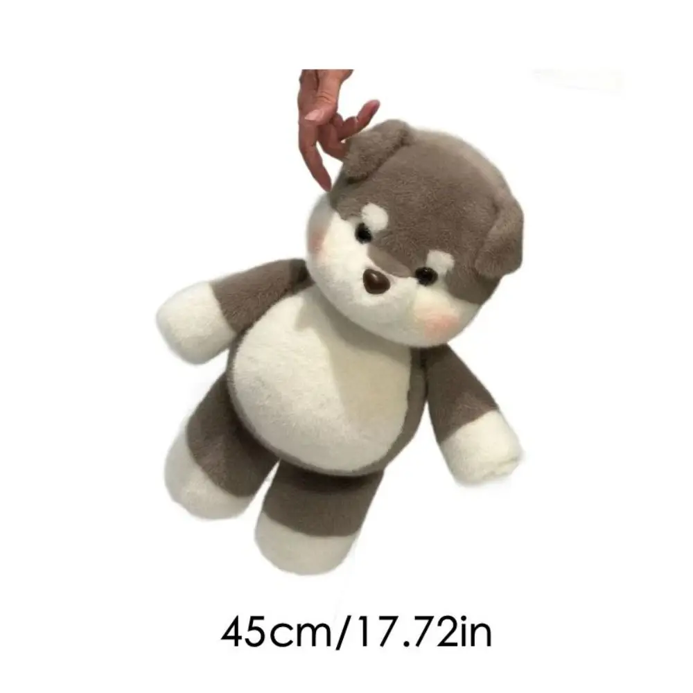 Nuovo design morbido cane peluche cuscino di peluche supporto emotivo simpatico peluche cuscino di peluche da 17,7 pollici