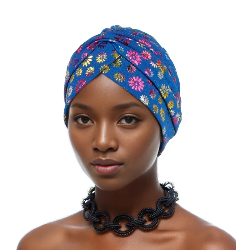 Turbante indio para mujer, Hijab musulmán plisado, gorro de quimio, gorro para la pérdida de cabello, gorros, Bandana, pañuelo islámico para la cabeza, bufanda para la cabeza