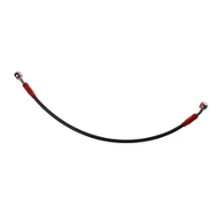 45cm Motorcycle Brake Oil Hose Line Stainless Steel Braided Cable Black