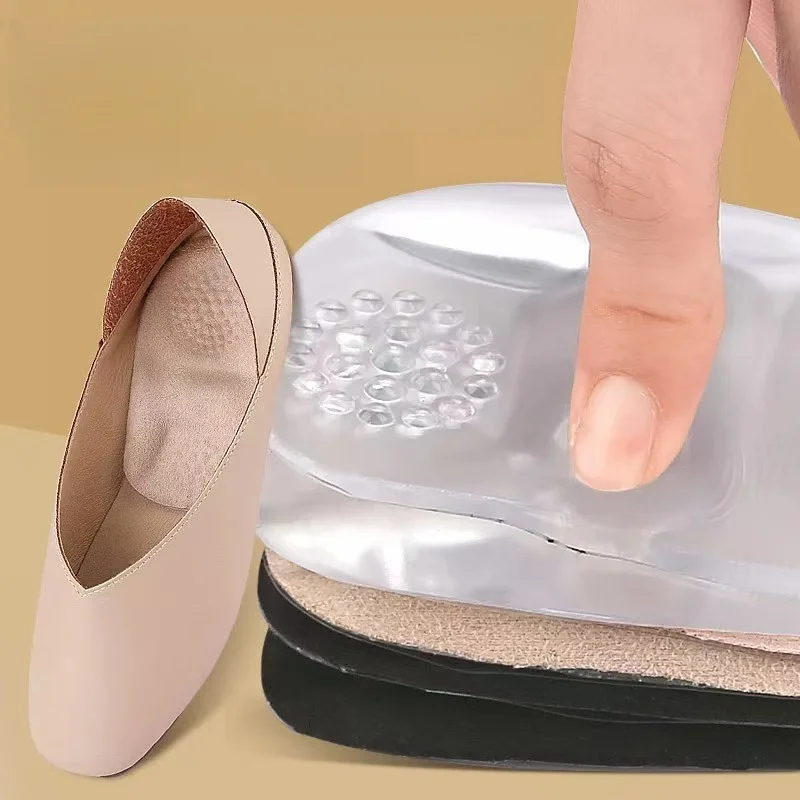 1 Pair Of GEL Heel Cushion Soft Massage Correcting Arch Firm Adhesive Invisible Anti Slip For Men and Women