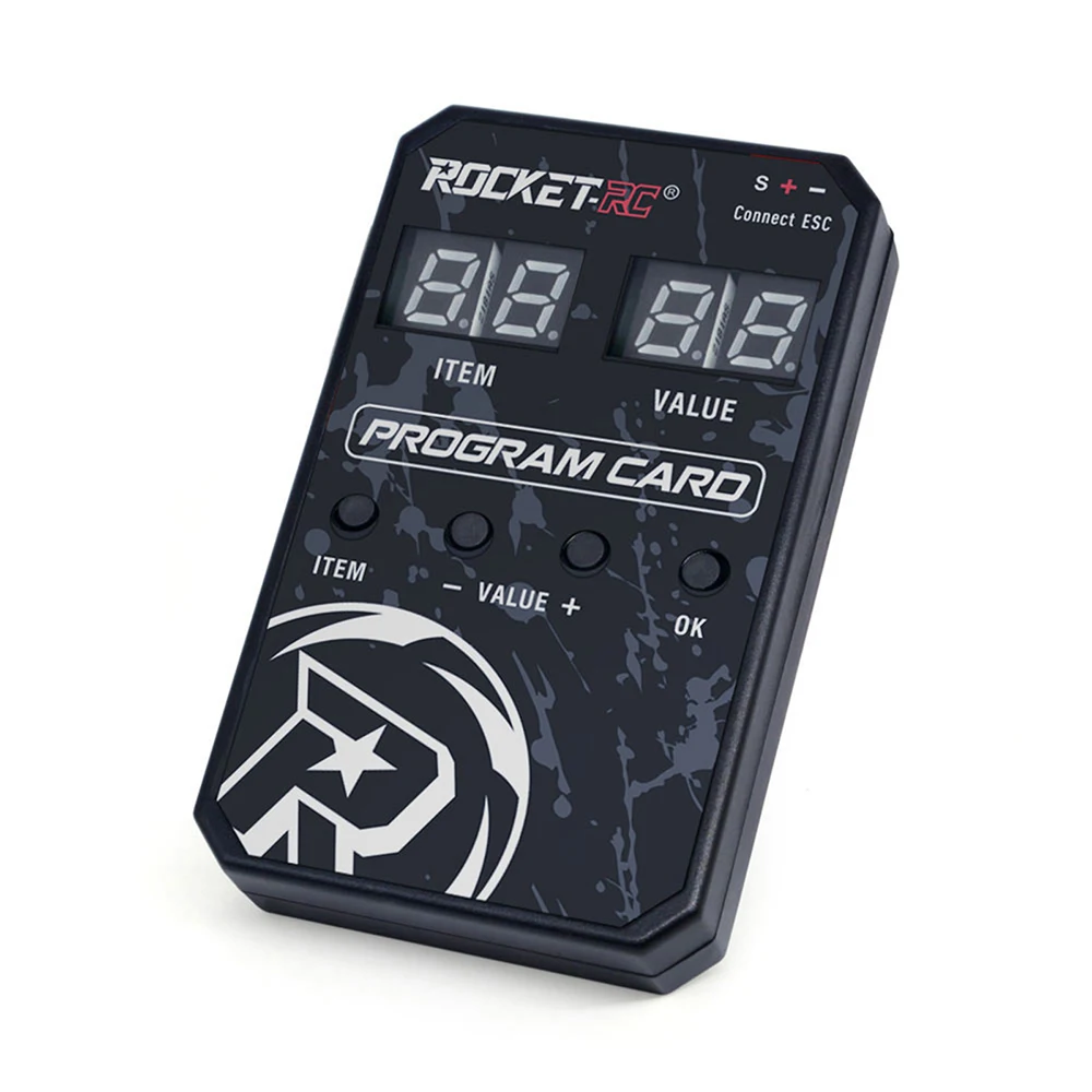 ROCKET-RC 130A Sensored Brushless ESC 6V/5A BEC mit Lüfter für 1/10 RC Car 380/390/540 Motor – Detail 12