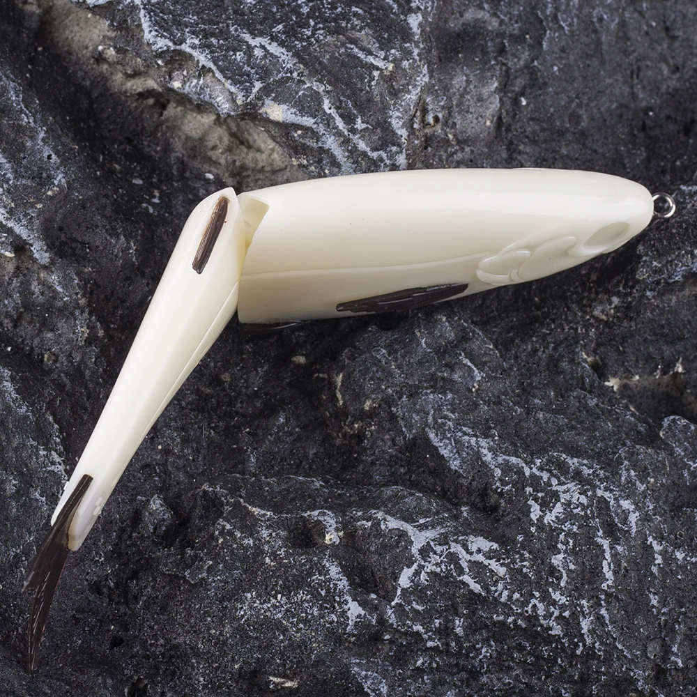 Dr.Holife Swimbait señuelo de cebo duro planeador sin pintar