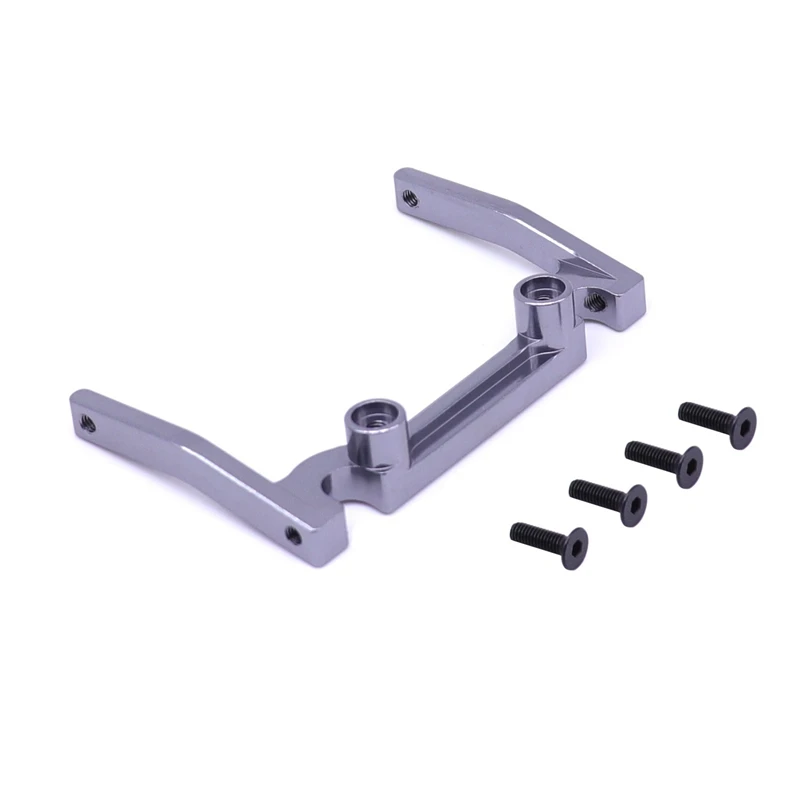 Metal Radio Receiver Box Mounting Fixed Bracket Chassis Brace Beam for Axial SCX10 1/10 RC Crawler Car Parts,Titanium