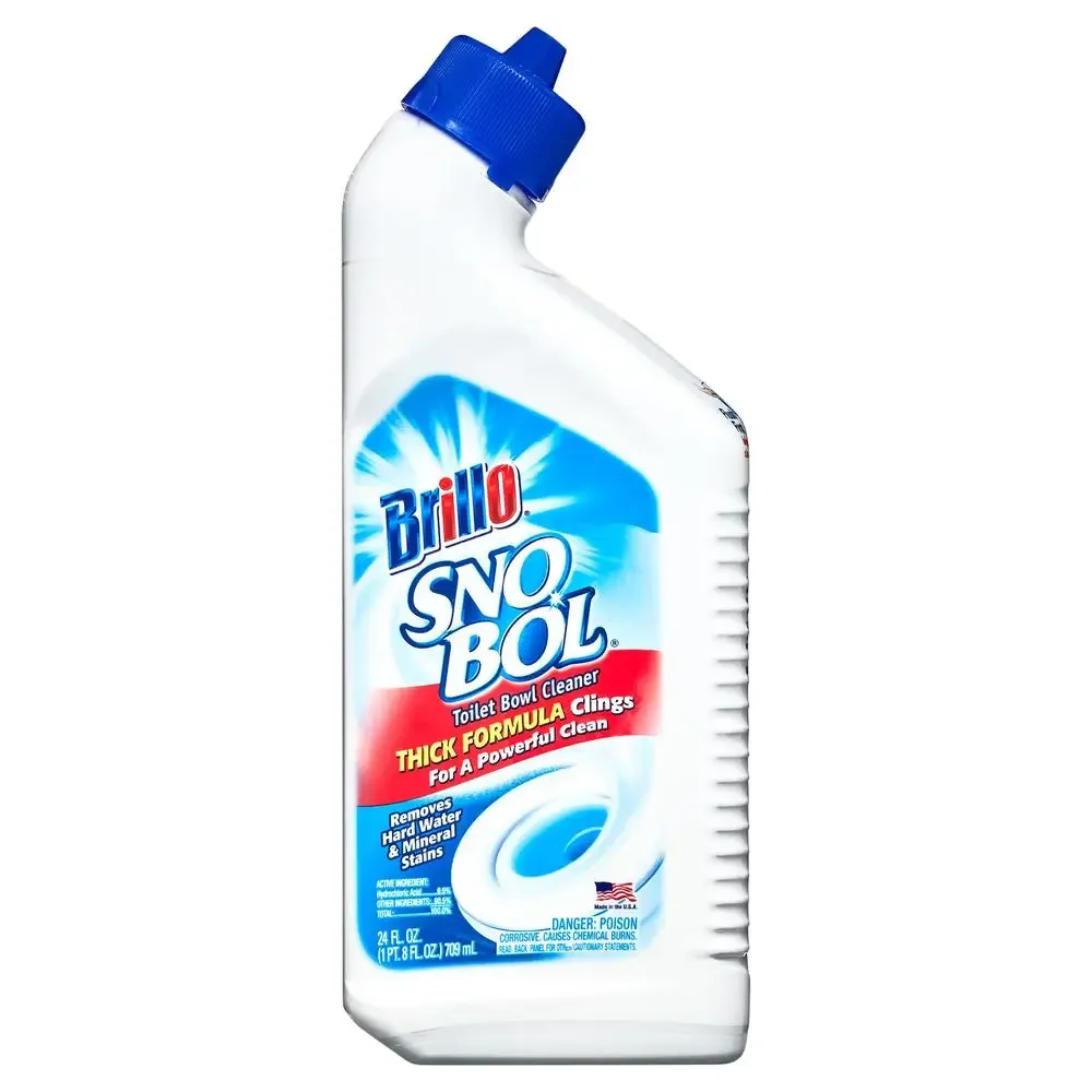 Toilet Bowl Cleaner 24oz Removes Hard Water Stains Rust Lime Scale Fresh Scent Safe Septic Tanks Powerful Hydrochloric Acid