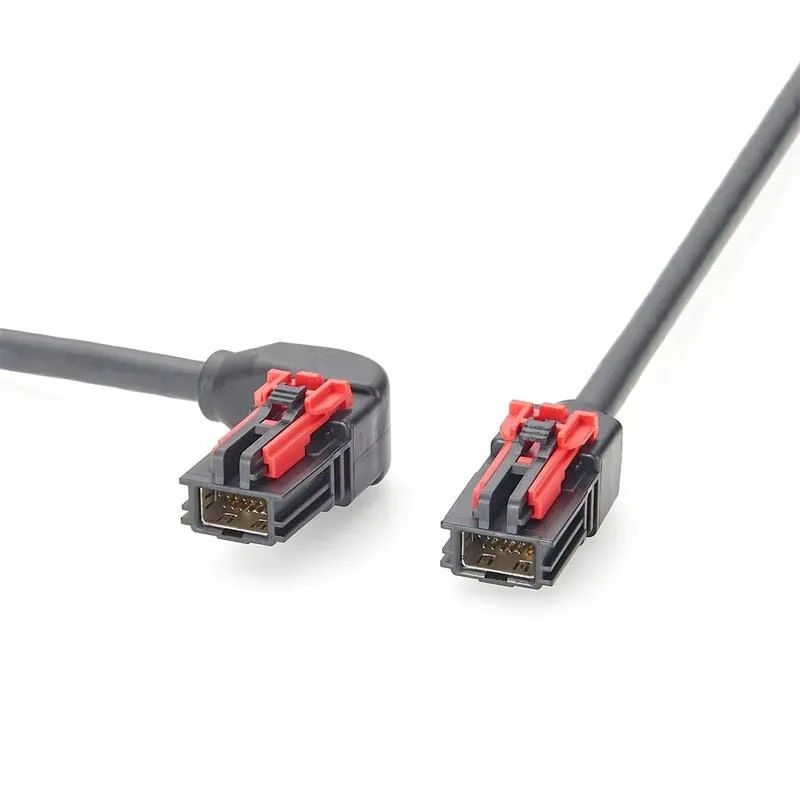 Right Angle HSAutoLink 12 Pin USB 3.0 Interconnect HSAL Automotive Cable Molex 111146-3080 111146-3030 111146-7003 Wire