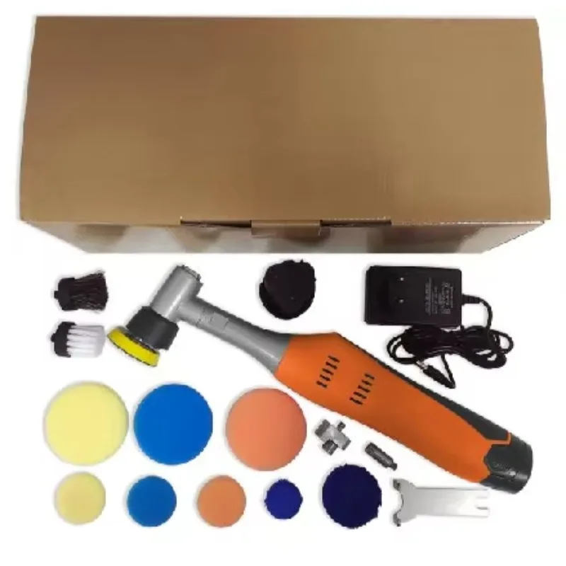 RO/DA Cordless Brushless Mini 3/6/12mm Orbit Rotary Car Auto Polishing Polisher Buffer