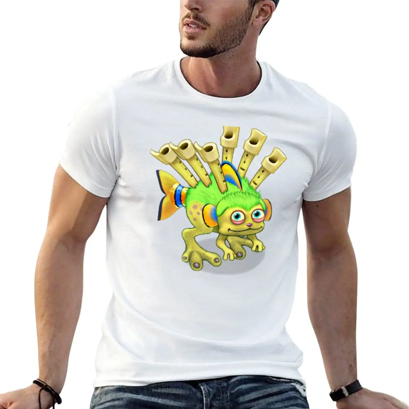 

My Singing Monsters character Reedling T-Shirt t shirt man designer man t shirt cotton high quality t shirt man luxury T-shirt