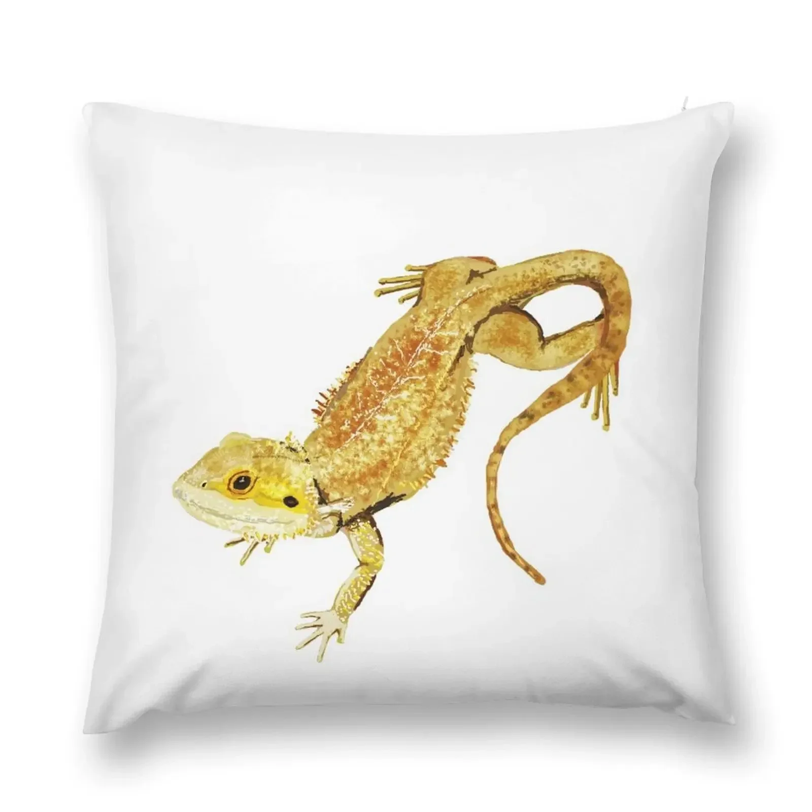 Bearded Dragon Lizard Throw Pillow Luxury Pillow Case Christmas Pillow