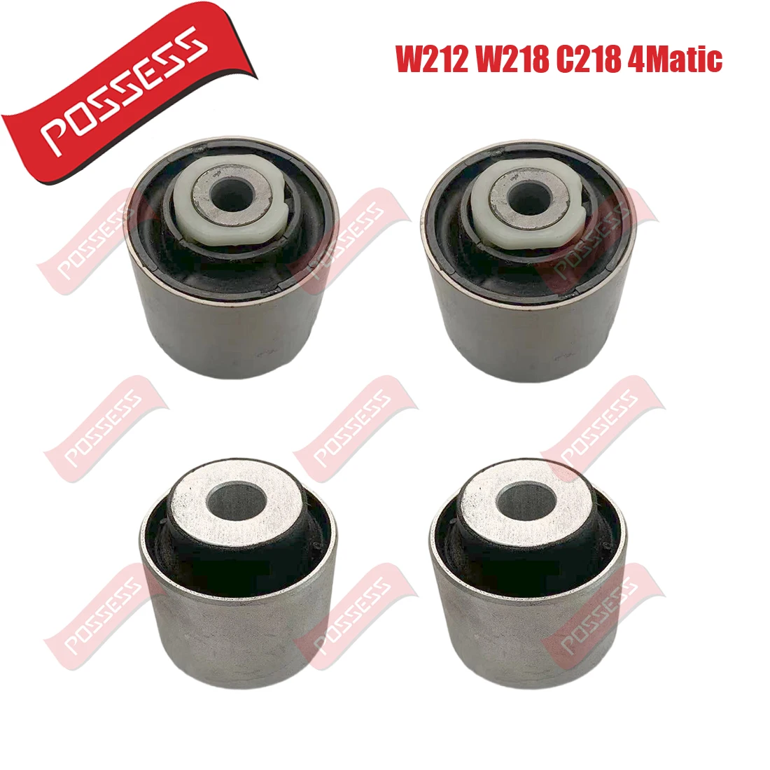 4 Pieces Front Lower Suspension Control Arm Bushing Kits For Mercedes-Benz E-Class W212 S212 CLS C218 W218 X218 2009-/