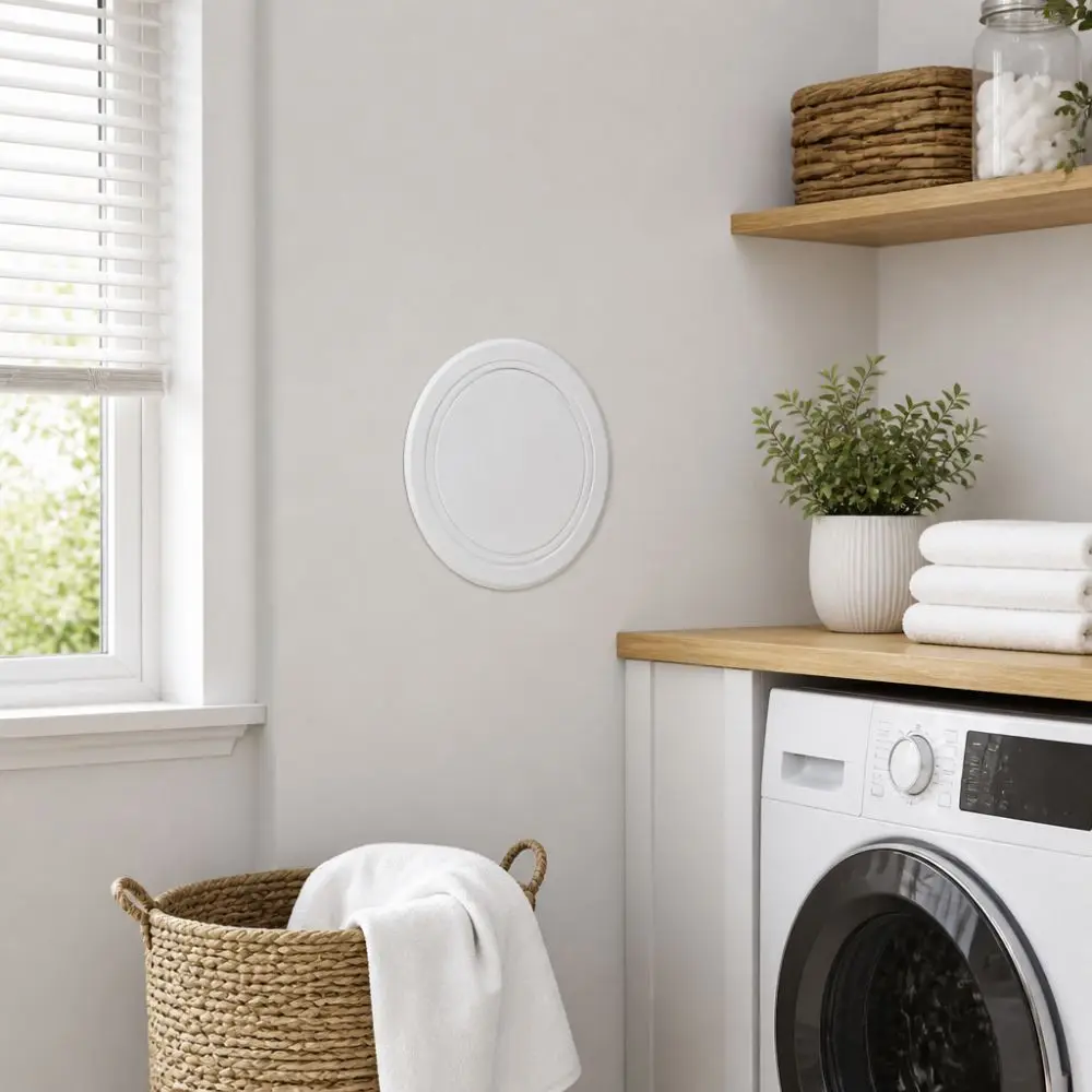 New Round Access Panel White Self Adhesive Wall Hole Cover Removable Access Doors
