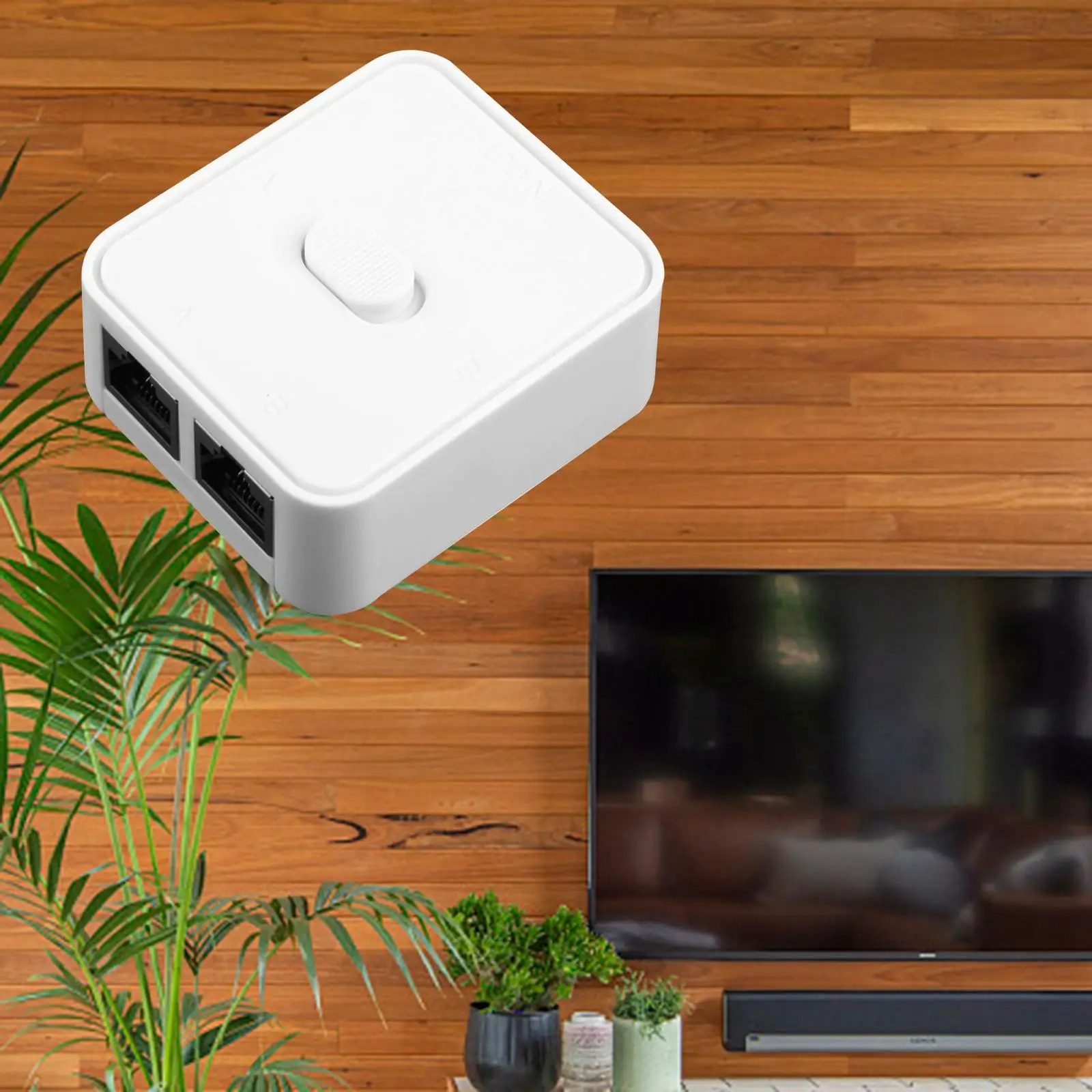 

Network Switch 2 Ways No Electrical Interference 2 in 1 Out for Computer